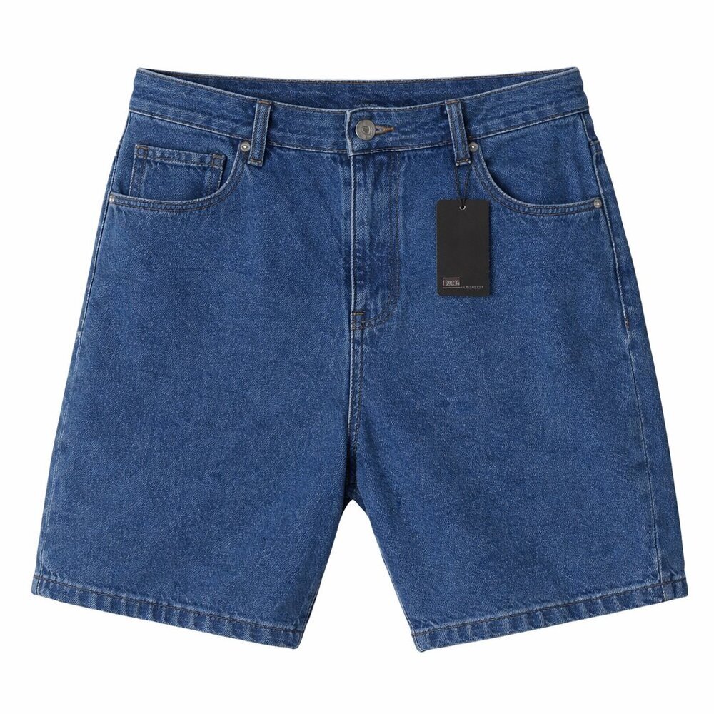 ASOS Men's Medium Wash Denim Jean (100% Cotton) Shorts Size W38